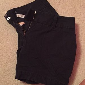 Loft black shorts